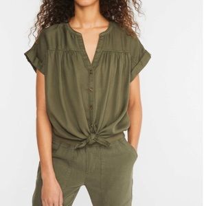 Lou and Grey by LOFT Bottom knot blouse